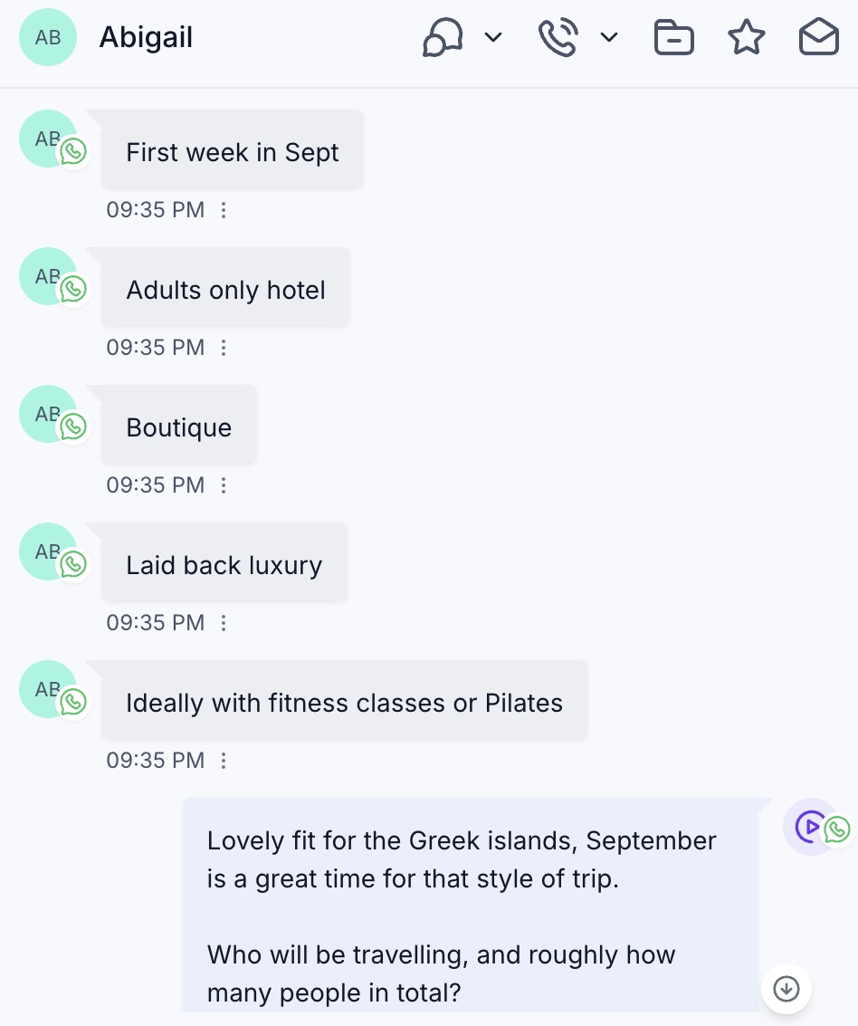 Abigail conversation 2