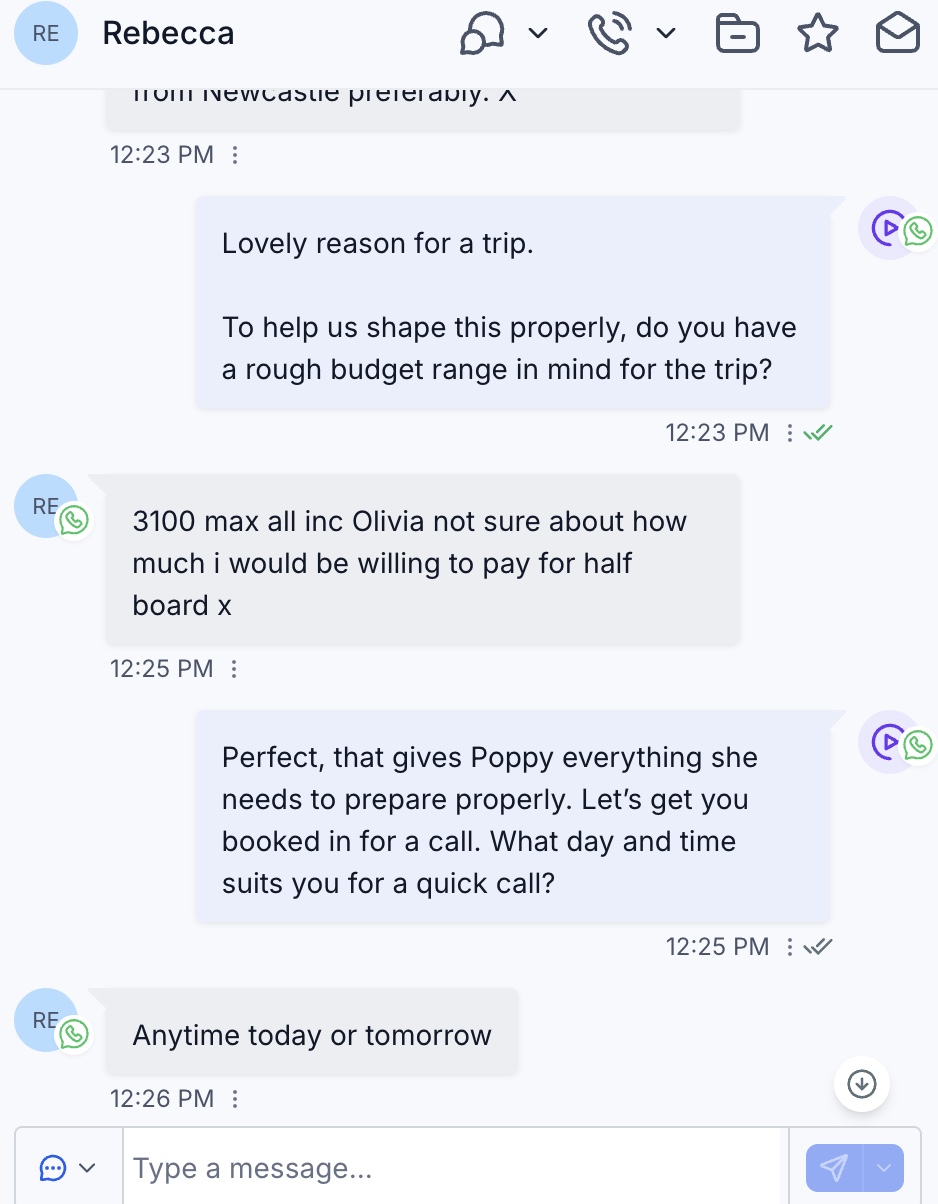 Rebecca conversation 2