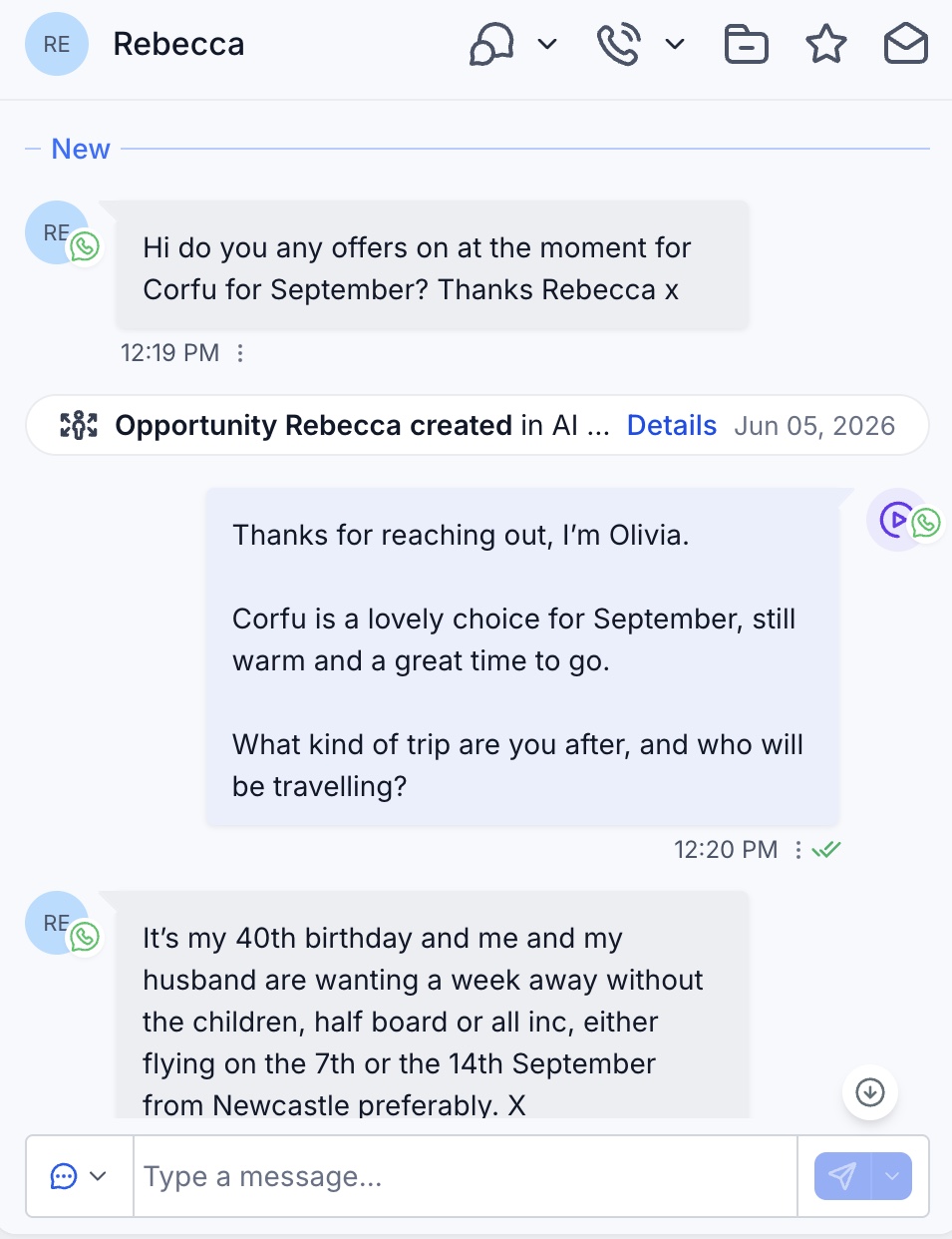 Rebecca conversation 1